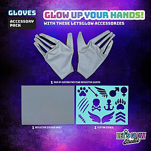 Набор аксессуаров LET'S GLOW Studio Gloves, LG3361G