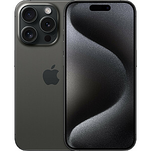 Išmanusis telefonas Apple iPhone 15 Pro 128 GB Black Titanium (MTUV3)