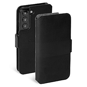 Кожаный кошелек для телефона Krusell Samsung Galaxy S22+ черный (62471)