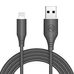 Силиконовый кабель Tellur USB-Lightning, 1 м, черный