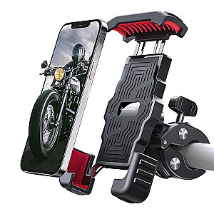 Joyroom JR-ZS264 telefono laikiklis dviračiui ir motociklui Black|Red