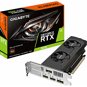 Vaizdo plokštė Gigabyte GeForce RTX 3050 OC Low Profile 6 GB GDDR6 (GV-N3050OC-6GL)