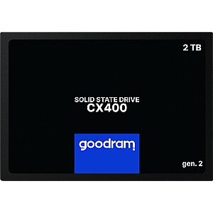 SSD GOODRAM CX400 Gen. 2 2 TB SATA III 2.5 MAŽmeninė prekyba