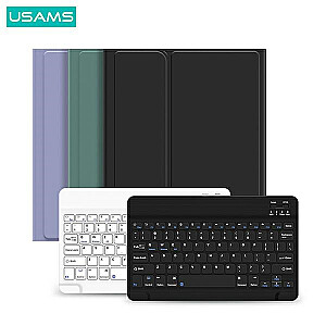USAMS Winro dėklas su klaviatūra iPad Air 10,9" juodas dėklas-juoda klaviatūra|juodas dangtelis-juoda klaviatūra IP109YRU01 (US-BH655)