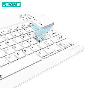 USAMS Winro dėklas su klaviatūra iPad Air 10,9" juodas dėklas-juoda klaviatūra|juodas dangtelis-juoda klaviatūra IP109YRU01 (US-BH655)
