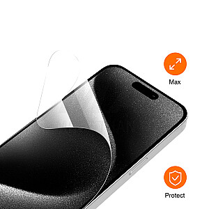 Vmax apsauginė plėvelė nematoma TPU plėvelė - pilnas padengimas для iPhone 15 6,1"