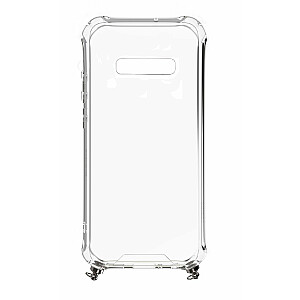 Evelatus Samsung S10 Case with rope Black Transparent