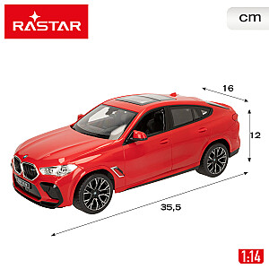 RC automobilis Rastar BMW X6 M 1:14 6+ CB41274
