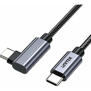 Unitek USB-C — USB-C USB-кабель, 3 м, черный и серебристый (C14123BK-3M)