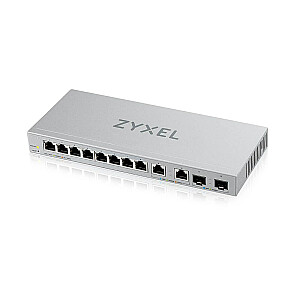 Tinklo jungiklis Zyxel XGS1210-12-ZZ0102F Valdomas Gigabit Ethernet (10/100/1000) Pilka