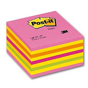 Стикеры Post-it, 76х76мм, 450 листов, желтые и розовые.