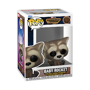 FUNKO POP! Vinilinė figūrėlė: Guardians of The Galaxy 3 - Baby Rocket, 7 cm