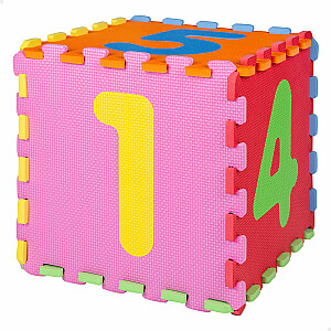 Vaikiškas kilimėlis EVA Puzzle (6 kvadratai, 32x32 cm) nuo 10 mėn. CB43647