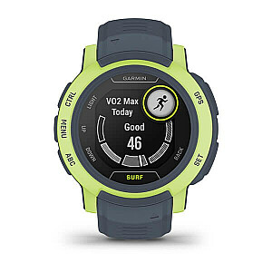 Garmin Instinct 2 Surf Edition 2,29 см (0,9 дюйма) MIP 45 мм Цифровой 176 x 176 пикселей Зеленый, Серый GPS (спутниковый)