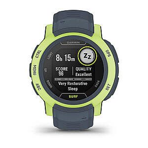 Garmin Instinct 2 Surf Edition 2,29 см (0,9 дюйма) MIP 45 мм Цифровой 176 x 176 пикселей Зеленый, Серый GPS (спутниковый)