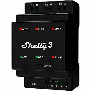 „Shelly 3 Channel WIFI Transmitter Pro 3“.