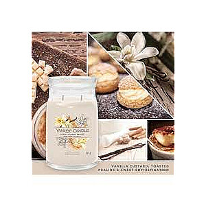 Candle Yankee Candle Signature Vanilla Creme Brulee didelis 567g