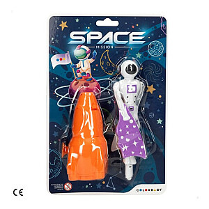 Susukamas skraidantis žaislas Astronautas įvairus 16 cm CB45939