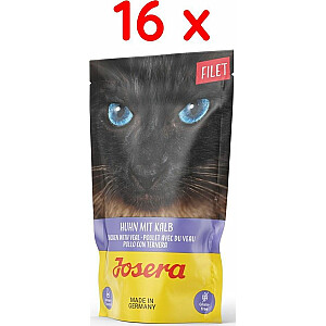 Josera Karma Vištienos filė su veršiena 16x70g