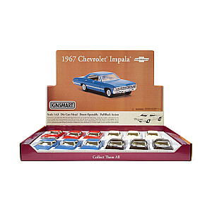 Metalinis automobilio modelis 1967 Chevrolet Impala 1:43 KT5418
