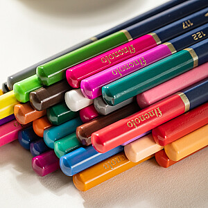 Akvareliniai pieštukai Finenol EC129 48 spalvų metalinėje dėžutėje