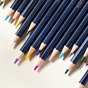 Akvareliniai pieštukai Finenol EC129 48 spalvų metalinėje dėžutėje