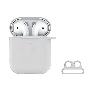 Devia Crystal series Devia Naked Silicone Case Suit for AirPods (with loophole) wh for AirPods clear