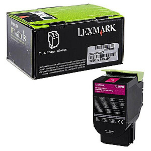 Lexmark 702HM dažų kasetė 1 vnt. Originali violetinė