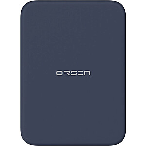 Магнитный беспроводной аккумулятор Orsen EW50 для iPhone 12 и 13, 4200 мАч, синий