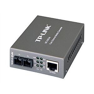 TP-LINK 10/100Mbps kelių režimų medijos keitiklis MC100CM TP-LINK 10/100Base-TX 100Base-FX