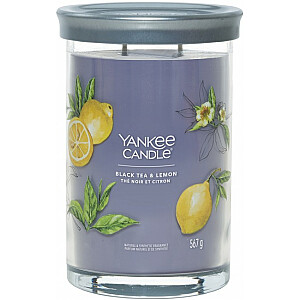 Фирменный стакан Yankee Candle с черным чаем и лимоном, 567 г
