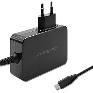 Зарядное устройство Qoltec 52387 GaN POWER PRO | 1xUSB-C | 90 Вт | 5-20 В | 3-4,5 А | Черный