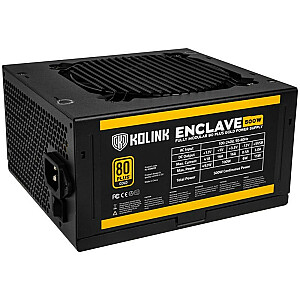 Блок питания Kolink Enclave 80 PLUS Gold, модульный — 500 Вт