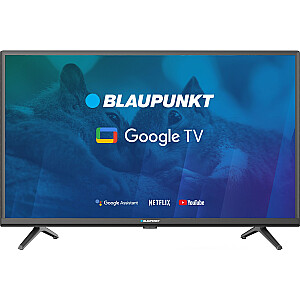 32 colių televizorius Blaupunkt 32HBG5000S HD DLED, GoogleTV, Dolby Digital, WiFi 2,4–5 GHz, BT, juodas