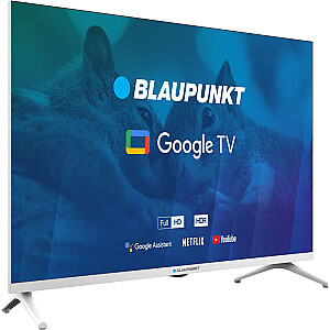 TV 32" Blaupunkt 32FBG5010S Full HD DLED, GoogleTV, Dolby Digital Plus, WiFi 2,4-5GHz, BT, balta