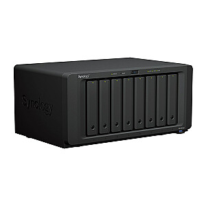 Synology 8-Bay DS1823xs+ До 8 HDD/SSD с горячей заменой, V1780B, Частота процессора 3,35 ГГц, 8 ГБ, DDR4, 2x2,5GbE, 3xUSB Type-A 3.2 Gen 1, 1x слот PCIe Gen3 x8, 2xM.2 2280