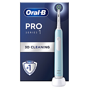 „Oral-B Pro Series 1 Cross Action“ elektrinis dantų šepetėlis, Karibų mėlynas