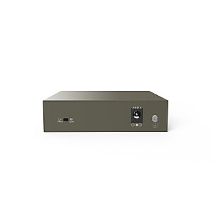 Tinklo jungiklis Tenda TEG1105P-4-63W-EU Gigabit Ethernet (10/100/1000) Maitinimas per Ethernet (PoE) Pilka