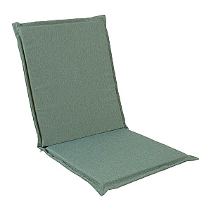 Kėdės užvalkalas su atlošu AMAZONIA 42x90x3cm, su raukšleliu, gėlės/smėlio spalvos audinys, 50% poliesteris/50% medvilnė