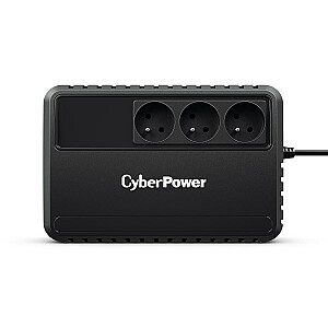 CyberPower BU650E-FR Источник бесперебойного питания (ИБП) Линейно-Интерактивный 0,65 кВА 360 Вт 3 розетки переменного тока