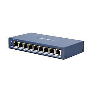 Tinklo kanalai Hikvision Digital Technology DS-3E1309P-EI Valdomas L2 Fast Ethernet (10/100) PoE palaikymas Pilka