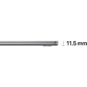 Nešiojamas kompiuteris MacBook Air 15 Retina M2 8GB 256GB SSD RU Space Grey MQKP3RU/A