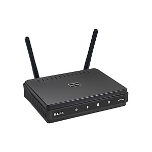 DAP-1360 Wi-Fi prieigos taškas N300 (2,4 GHz) 1xLAN 2xRP-SMA (atsukamas) MIMO WDS