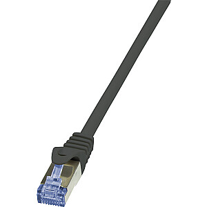 LogiLink CAT7 S/FTP Patch kabelis Primeline PIMF juodas 5,00m (CQ4073S)