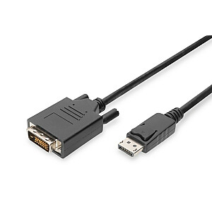 Адаптерный кабель Assman electronic DIGITUS DisplayPort DVI 2 м