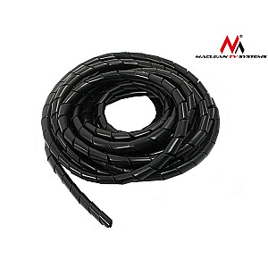 MCTV-685 B Apsauginis kabelio dangtelis (8,7*10mm) spiralė 3m Juoda