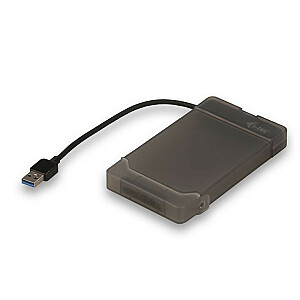 i-tec MySafe USB 3.0 Easy išorinis korpusas skirtas 2,5" HDD ir SATA I/II/III 9,5 mm SSD diskams, juodas