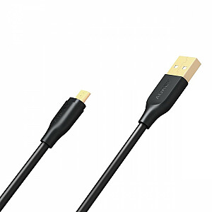 CB-MD1 Black USB mikro USB į USB greito įkrovimo laidas | 1m | 480 Mbit/s