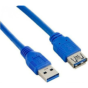 USB 3.0 ilgintuvas AM-AF mėlynas 3M