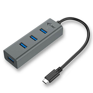 i-tec USB-C Metal 4-портовый концентратор 4x USB 3.0 pasywny